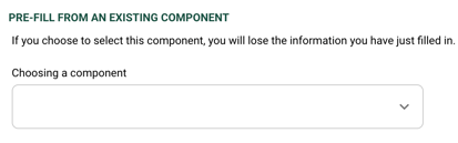 Pre-fill section - english